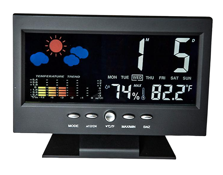 Ceas Digital DS-8082 cu Calendar si Termometru